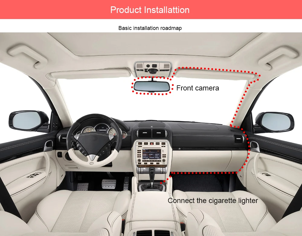 VIPI Dash Cam, зеркало, Автомобильный видеорегистратор, зеркало, двойная камера, двойная камера, s зеркало, Dashcam, Full HD Dash камера, автомобильная видеокамера, Автомобильные видеорегистраторы