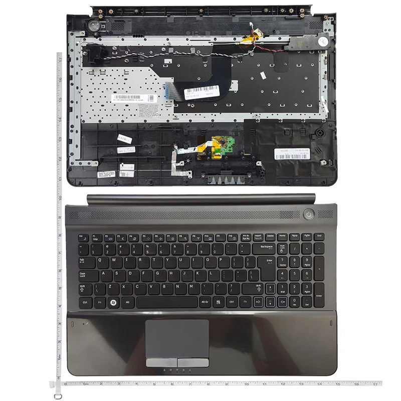 Новая американская клавиатура с чехлом C для samsung RC512 RC510 RC520 Topcase Palmrest сенсорной