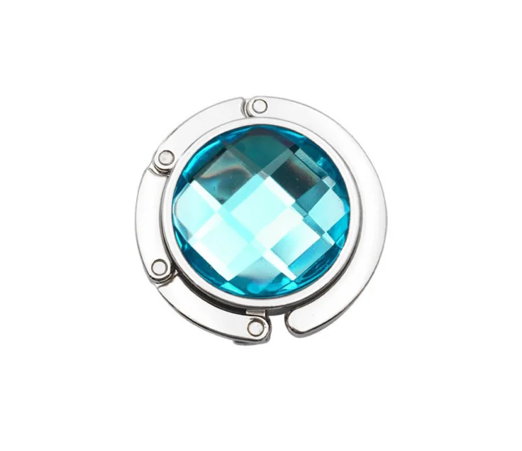 Ganchos m&aacute;gicos de aleaci&oacute;n de cristal de 100 piezas, percha para bolso de mano port&aacute;til plegable, estante de almacenamiento para decoraci&oacute;n del hogar, colgador de bolsa de escritorio m&uacute;ltiple-1