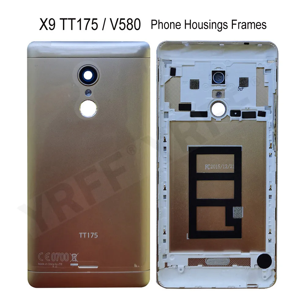 Для ZTE лезвие X9 TT175 V580 полный Батарея чехол для задней крышки корпуса кадров