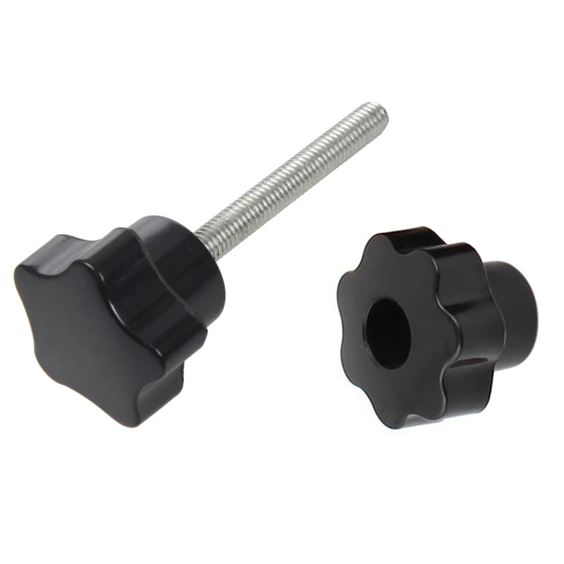 10 шт. 32 мм Диаметр M6 резьба Винт на Тип Звезда головка Зажимная рукоятка и 6 x 50
