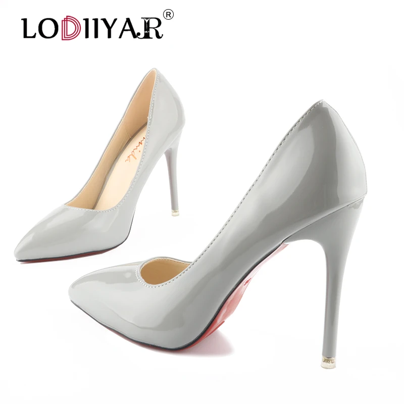 Женские туфли на высоком каблуке с острым носком классические туфли-лодочки