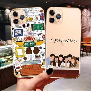 central perk coffee friends tv show phone case for iphone 11 pro max 12 x xr xs max se 7 8 6s plus how you doin back cover shell free global shipping