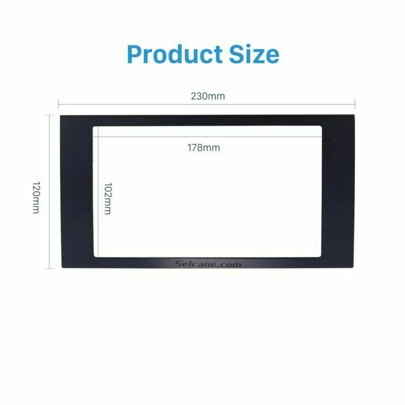 2 Din автомобильный стерео радио фасции панель приборной панели Установка отделка