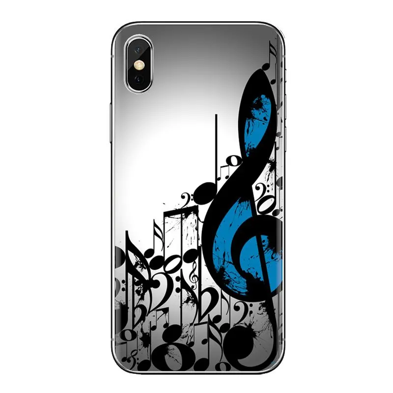 В виде скрипичного ключа звук логотип прозрачный мягкий чехол для LG G3 G4 мини G5 G6 G7