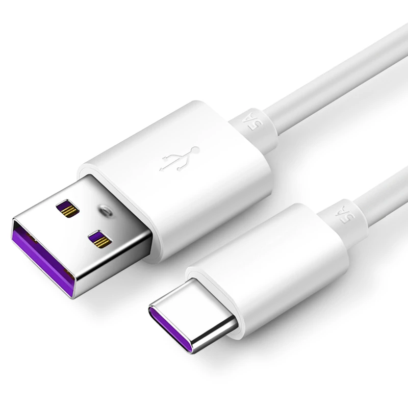 

5A Super Charge Type-C USB Charging Cable for Huawei P40 P30 P20 P10 Plus Mate30 Mate20 Nova 4 5 Pro Honor V30 20 V20 10 V10 9 8