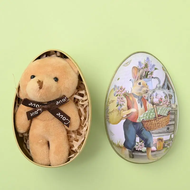 1 шт. пасхальное Платье с принтом кролика из сплава металла безделушка оловянные