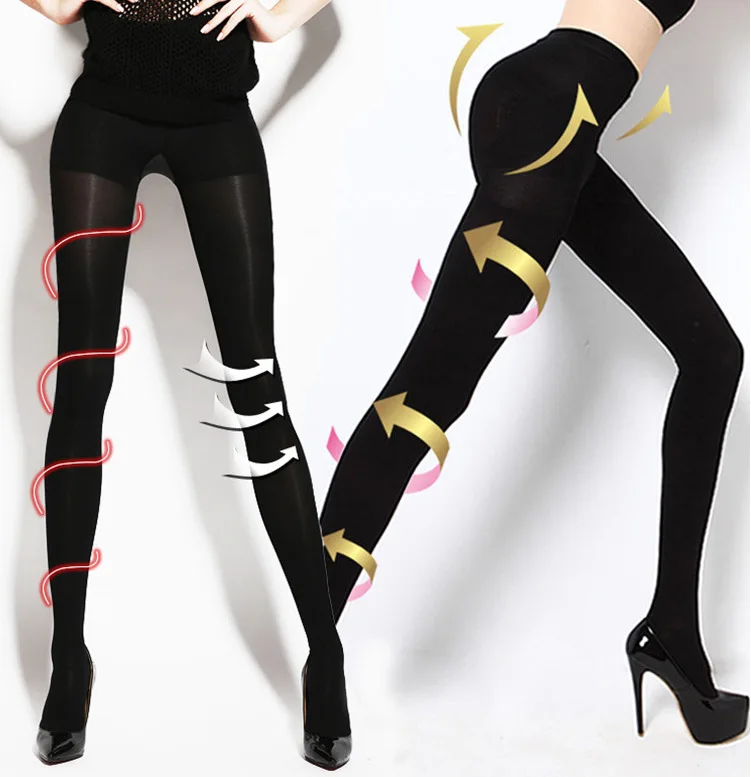 

Women Sexy Power Hip up Tights Push up Slimming Leg Stockings Pantyhose Compression Bodybuilding Tights Collant Femme Anti Hook