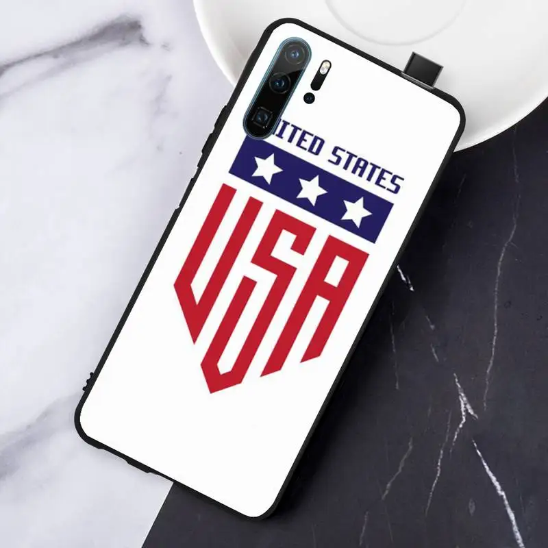 

America USA Flag Novelty Phone Case For Huawei honor Mate P 10 20 30 40 Pro 10i 9 10 20 8 x Lite