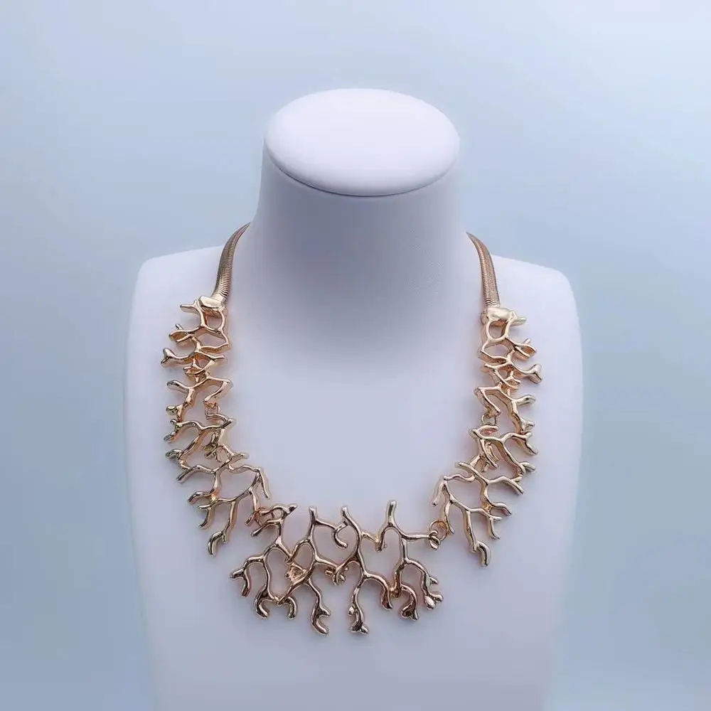 Золотые ожерелья модные ювелирные изделия свадебные вечерние подарки женские