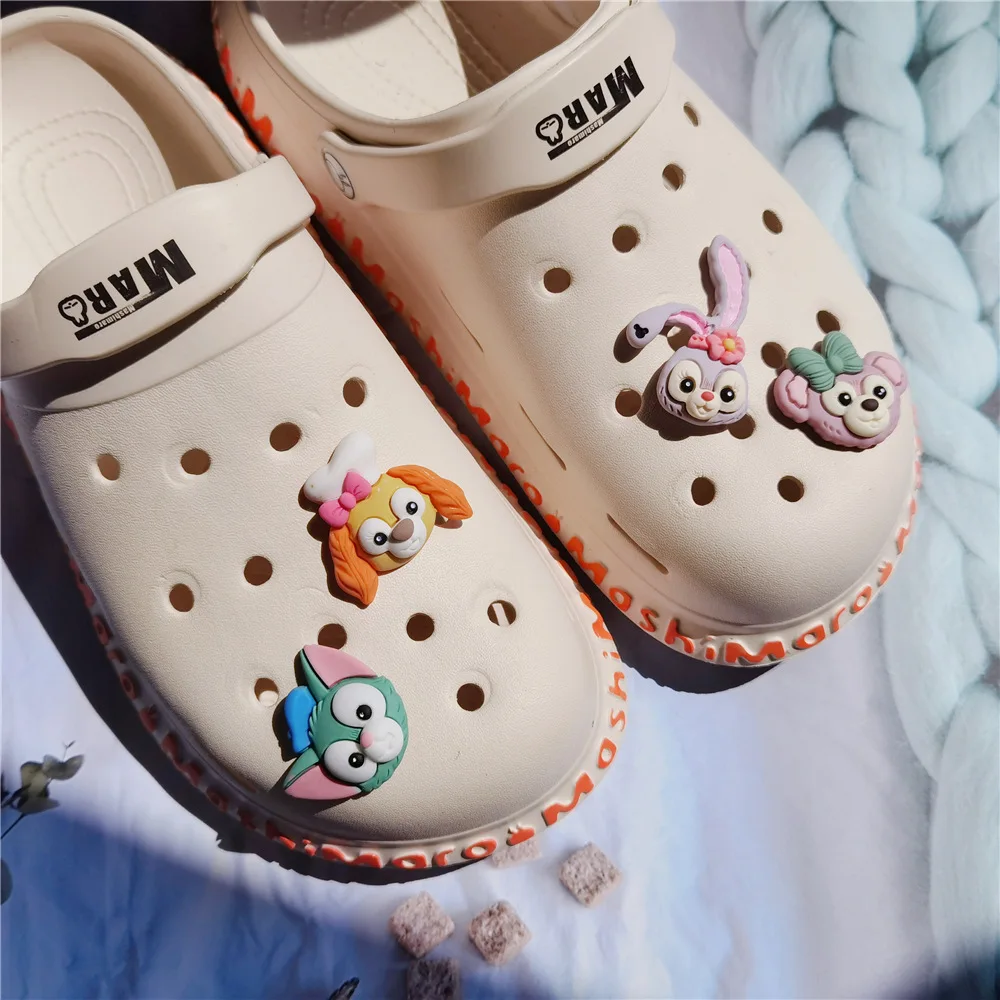 

1pcs New hole shoes flower decoration buckle bear cat rabbit shoes buckle garden shoes accessories buckle cartoon shoes
