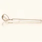 Стеклянная прозрачная кофейная ложка из боросиликатного стекла с длинной ручкой, многофункциональная ложка для домашних приправ, оловянного молока, порошка, десертов