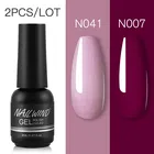 NAILWIND 2 шт.компл. Гель-лак для ногтей Лаки Гибридный! Полупостоянная Топ база Грунтовка ногтей маникюр набор гель-лаков для ногтей 8 мл