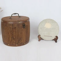 brand new mini wooden barrel canister storage box for tea leaf flour coffee bean lad3
