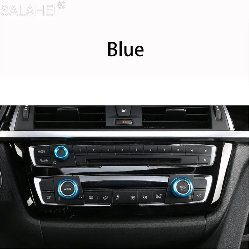 

3 PCs/set Car Air Conditioning Sound Knob Cover Interior Decoration For BMW 3 Series 320li 4 Series 320IM 320lim Accessories