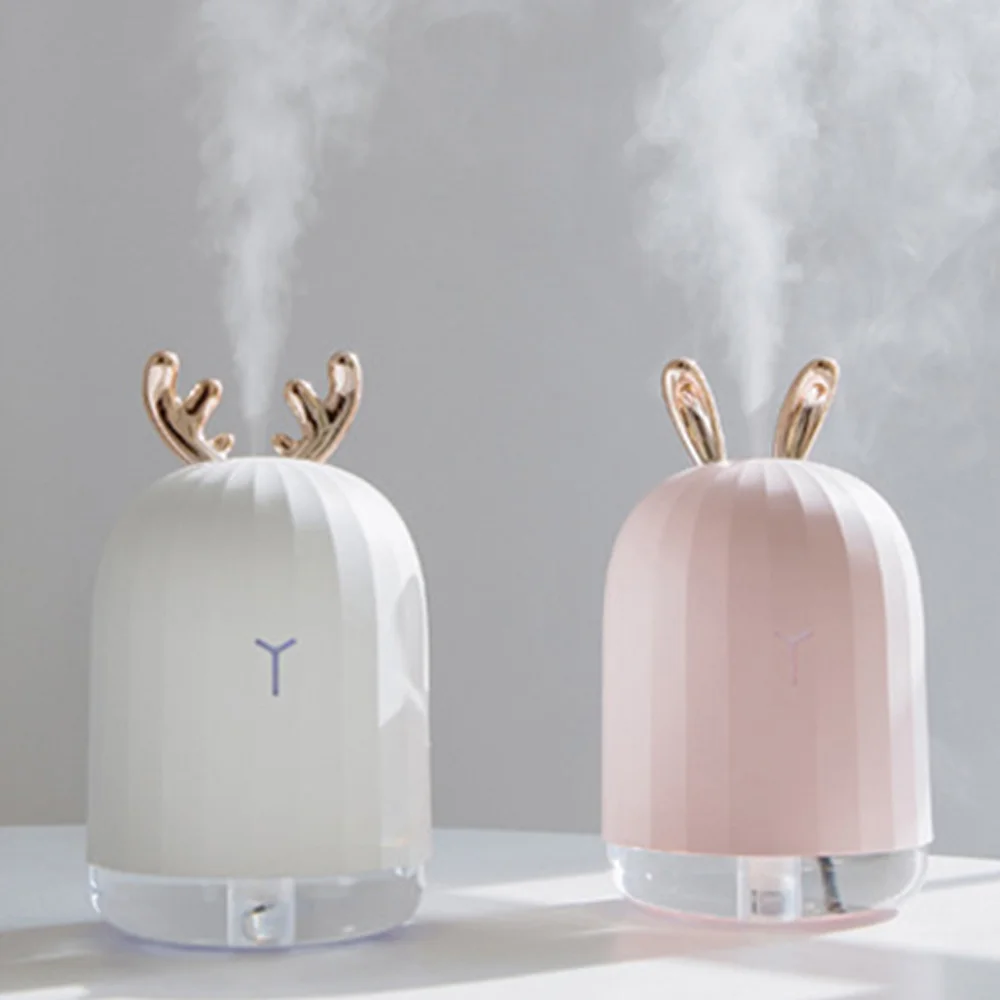 

220ML Essential Air Aroma Oil Diffuser Christmas Gifts USB Humidifier Ultrasonic With LED Night Lamp Electric Aromatherapy