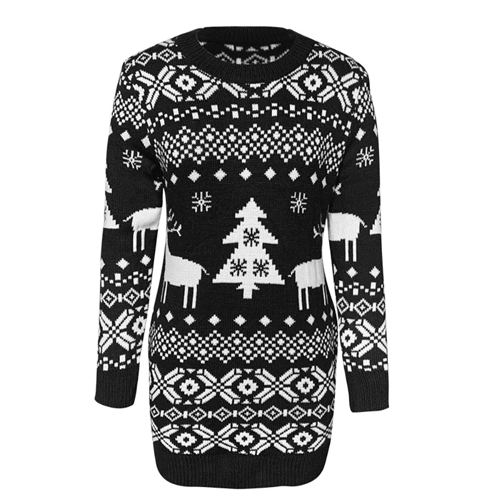 

Women Striped Patchwork Knitted Dress Elegant Autumn Winter O-Neck Sweater Dresses Long Sleeve Slim-Fit Bodycon Dress Vestidos