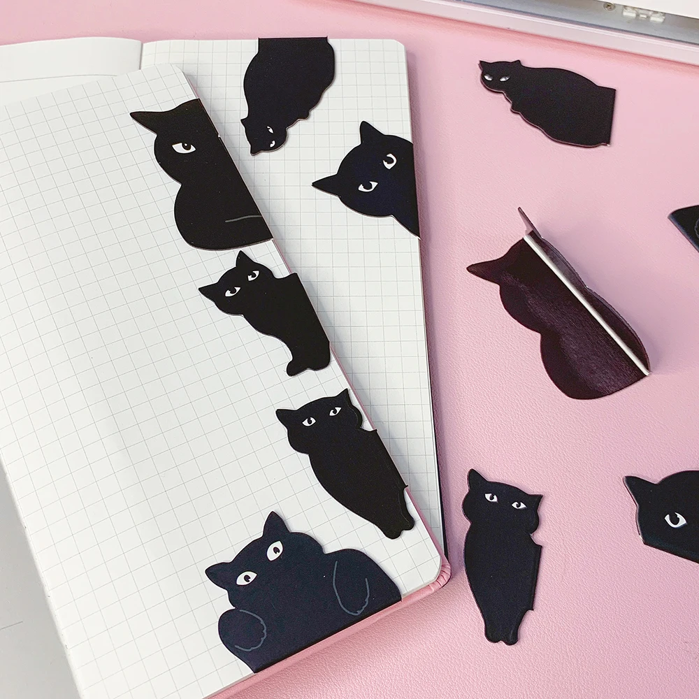 Набор закладки для книг 6 шт. милые вещи милый кот магнитные творчество