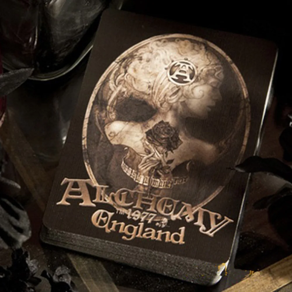 1 колода черного сердечника бумажная Алхимия искусственные велосипедные карты