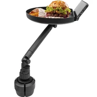 1pc adjustable car food tray bracket folding dining table coffee drink burgers french fries holder 360 rotating car tray table