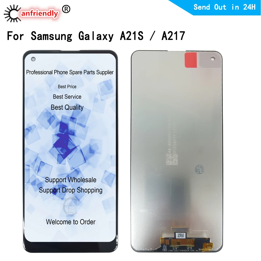 

LCD For Samsung Galaxy A21S SM-A217F A217F/DS A217F/DSN A217M A217 LCD display Screen Touch panel Digitizer with frame Assembly