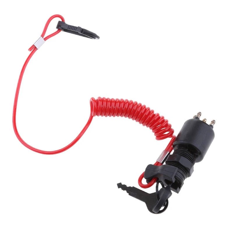 Ключ зажигания предохранительный шнур замок в сборе для рхв БП Джонсон