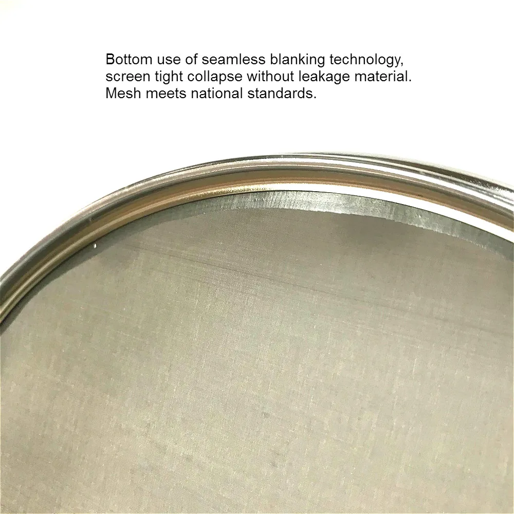 Стандартное лабораторное тестирование сито для отбора проб смотровое 304 фильтр