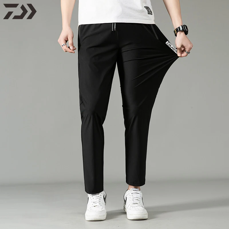 

New Fishing Pants Waterproof Fishing Clothes Spring Summer Thin Breathable Outdoor Sports Pants For Men Daiwa Fishing Trousers