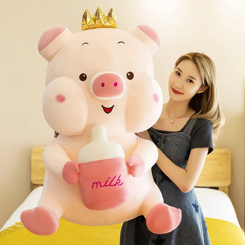 Детская плюшевая игрушка-свинья |