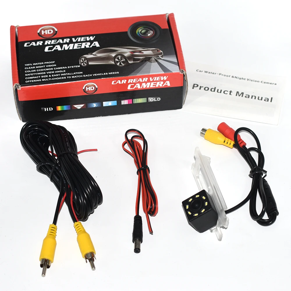 

ZJCGO CCD HD Car Rear View Reverse Back Up Parking Waterproof Night Vision Camera for Toyota Mark X X130 2013 2014 2015 2016