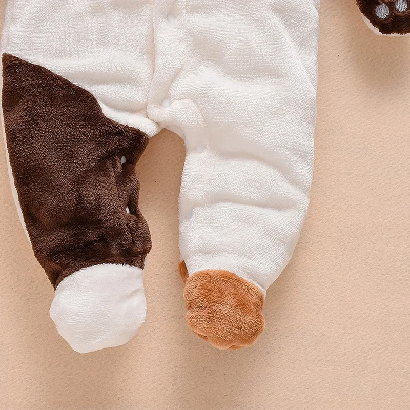 

2020 New Baby Rompers Cute BABY Newborn Baby Clothes Long Sleeve Hoddies 3D Animal Mouse Baby Boy Girl Romper Autumn Winter