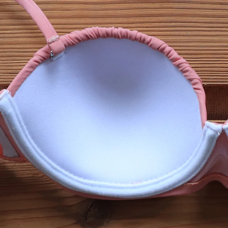 

Sexy Push Up Bikini 2021 Floral Print Swimsuit Swimwear Women Ruched Biquini Pink Strap Bathing Suit Swimming Suit For Women