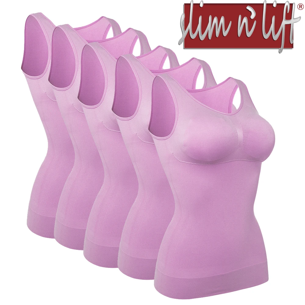 5 упаковок Genie Cami Shaper Бесшовные бюстгальтеры в оригинальной упаковке от Slim N Lift |