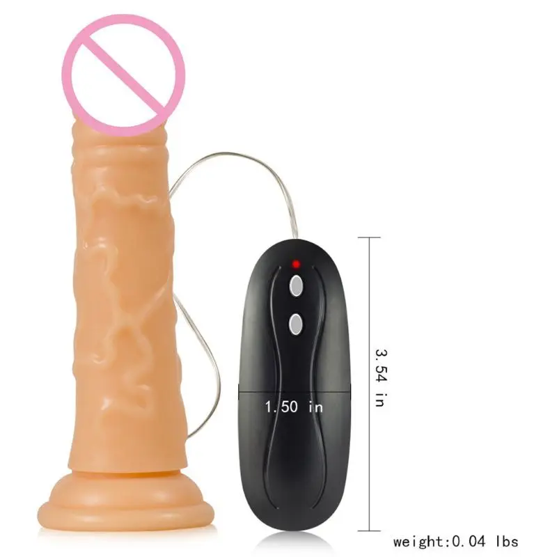 Реалистичный фаллоимитатор с присоской 20 частот вибратор для точки G массажер