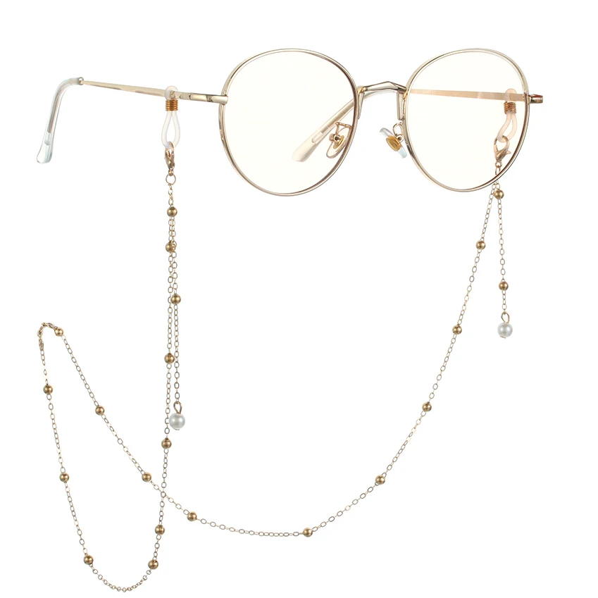 Модная металлическая цепочка для очков Солнцезащитные очки женщин ожерелье