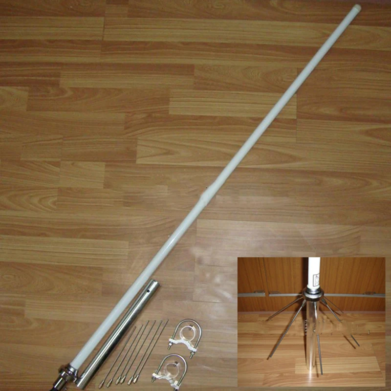Lusya UV 144/435 Mhz VHF UHF двухдиапазонный omni Стекловолоконная Базовая антенна SO239 M