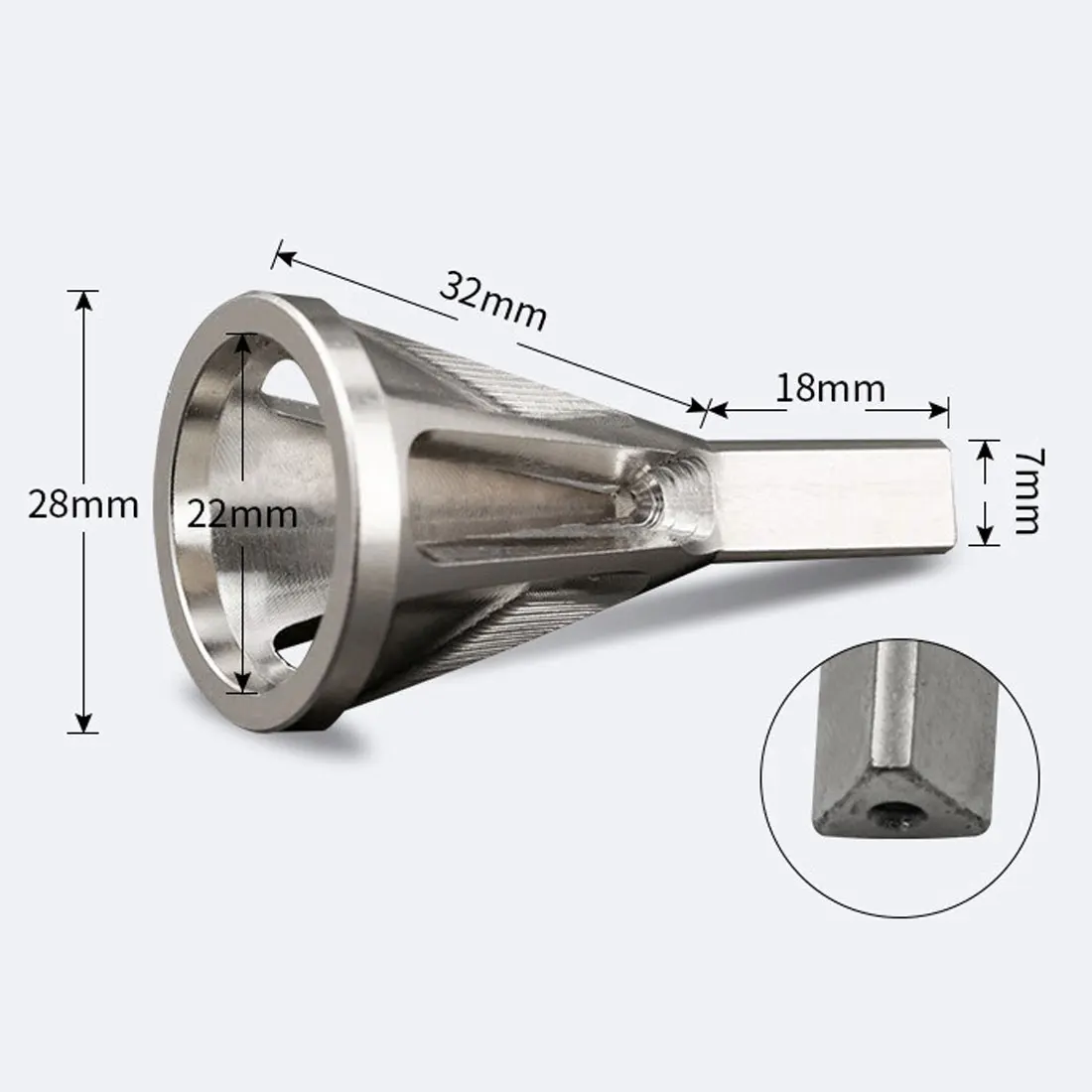 

Bit (High Quality) Chamferer triangular shank practical multi-purpose bit tool