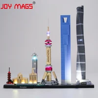 joy mags only led light kit for 21039 architecture shanghai compatible with 17009 %ef%bc%8cnot include model