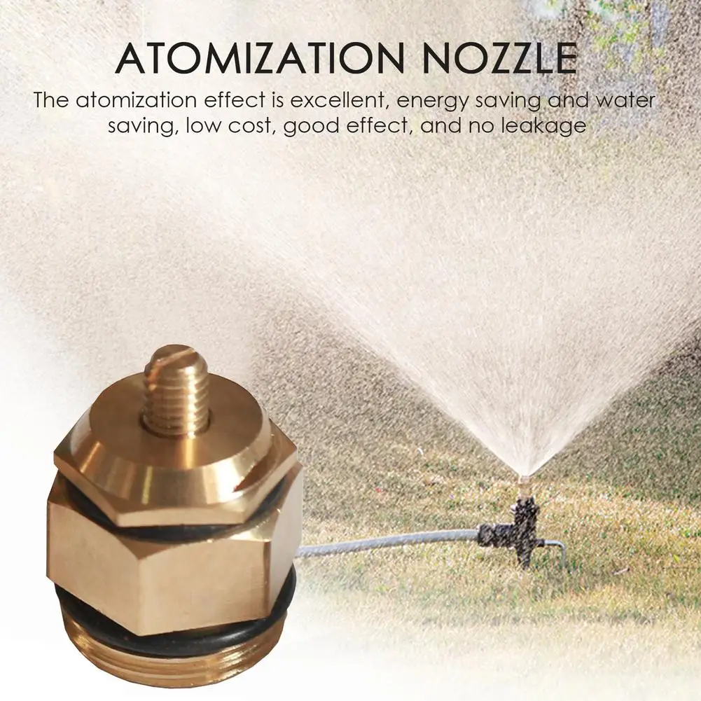 

Copper Male Thread Adjustable Atomizing Nozzle European Standard Garden Irrigation Agriculture Sprinklers #W0