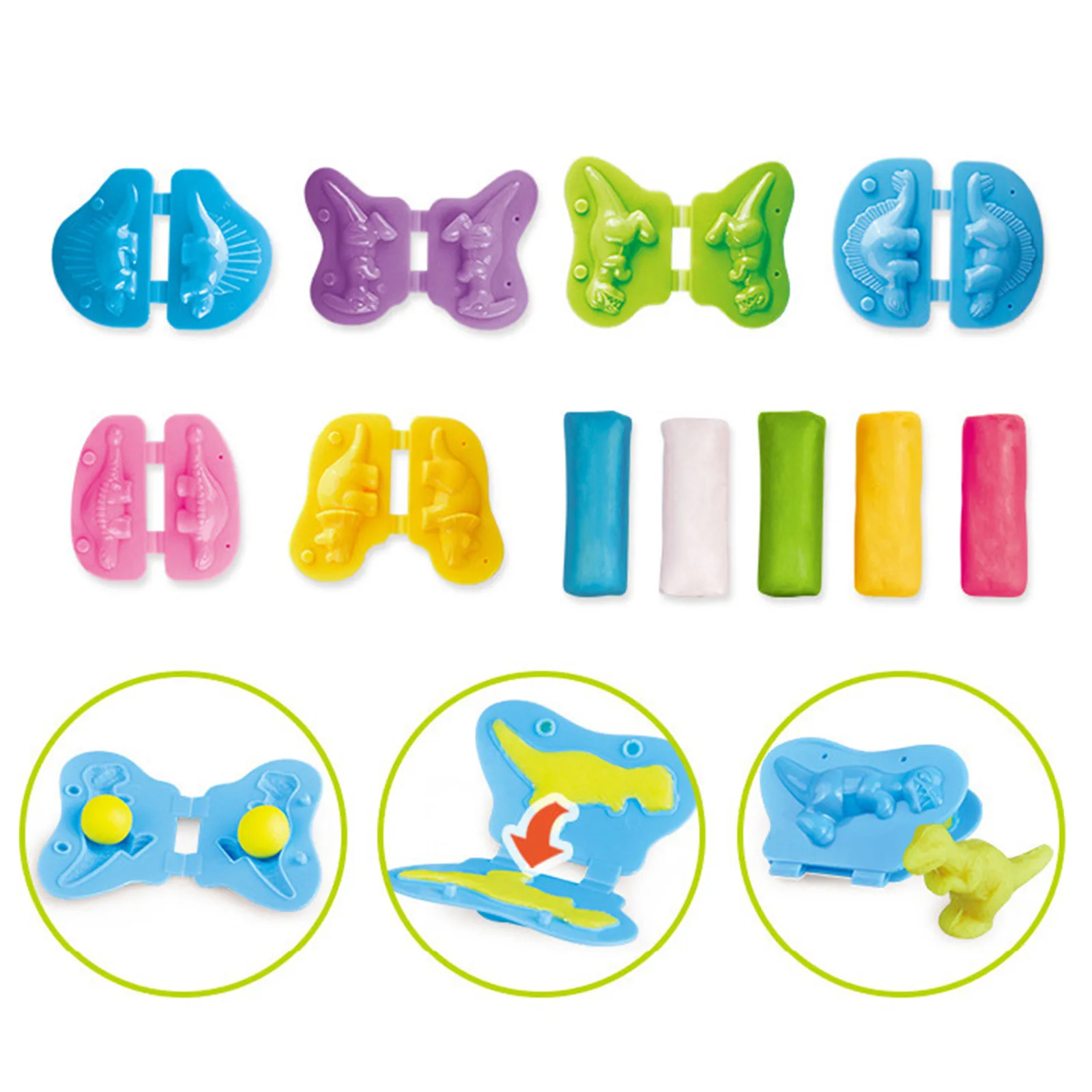 

Educational Toys Slime Vegetables Soft Magic Plasticine Craft Early Education Diy Colored With Tool montessori montessori