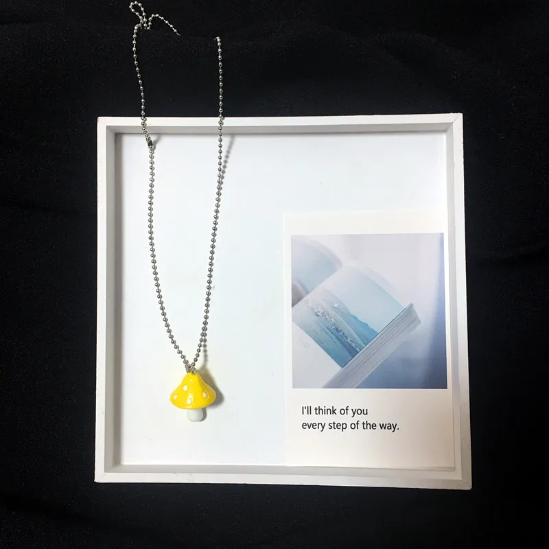 Креативное женское ожерелье ручной работы в виде детского гриба Забавный