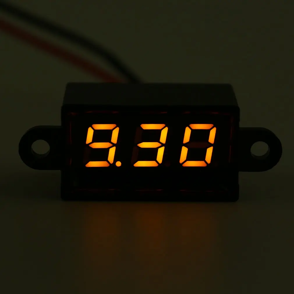 DC 3 V 30 2 провода светодиодный цифровой Дисплей Панель вольтметр Электрический
