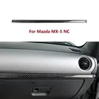 Углеродного волокна пилот приборной панели отделкой полосы оконной рамы, пригодный для Mazda MX-5 Miata MX5 NC 2009-2015 2 шт.