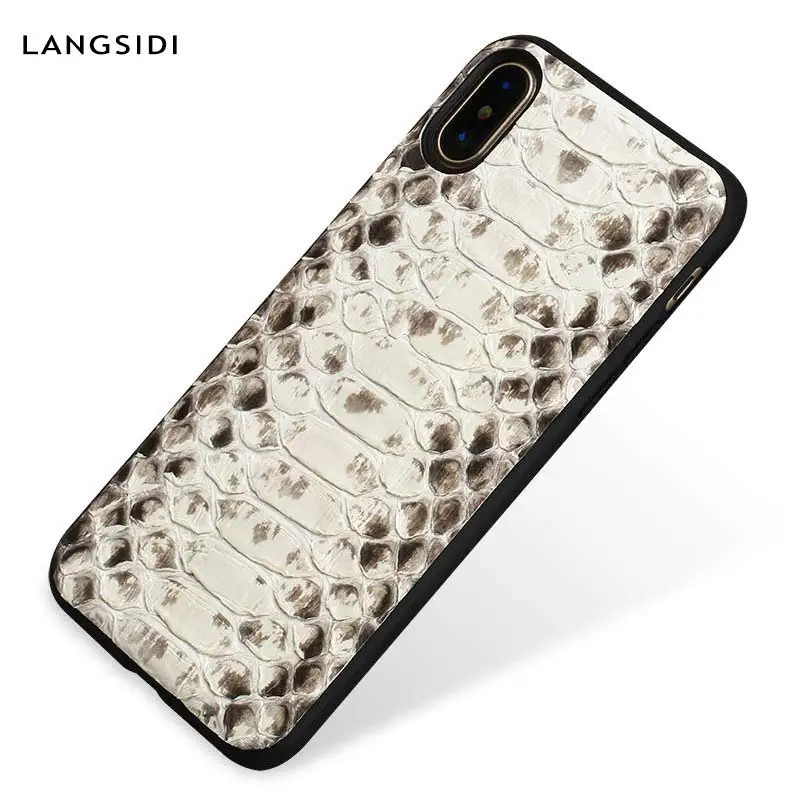 

Natural Python Leather Phone Case For Xiaomi Redmi K20 Note 8 Note 7 6 5 Plus 4X 7A Cover For Mi 9 9T PRO 9SE 8 8 Lite Pro A2 A3