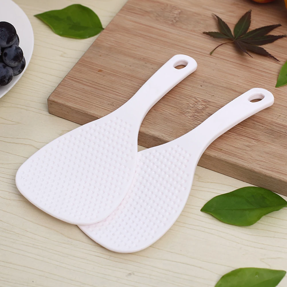Домашняя рисовая лопатка ABS антипригарная белая сервировочная ложка кухонная