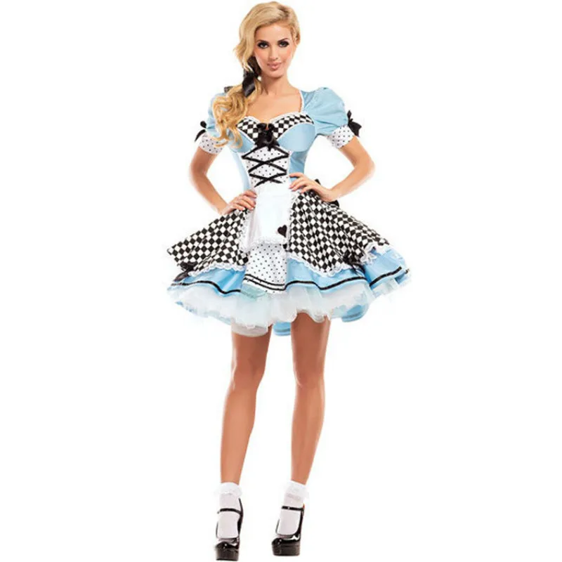 Женские костюмы Октоберфеста Lederhosen платье горничной из Баварской области