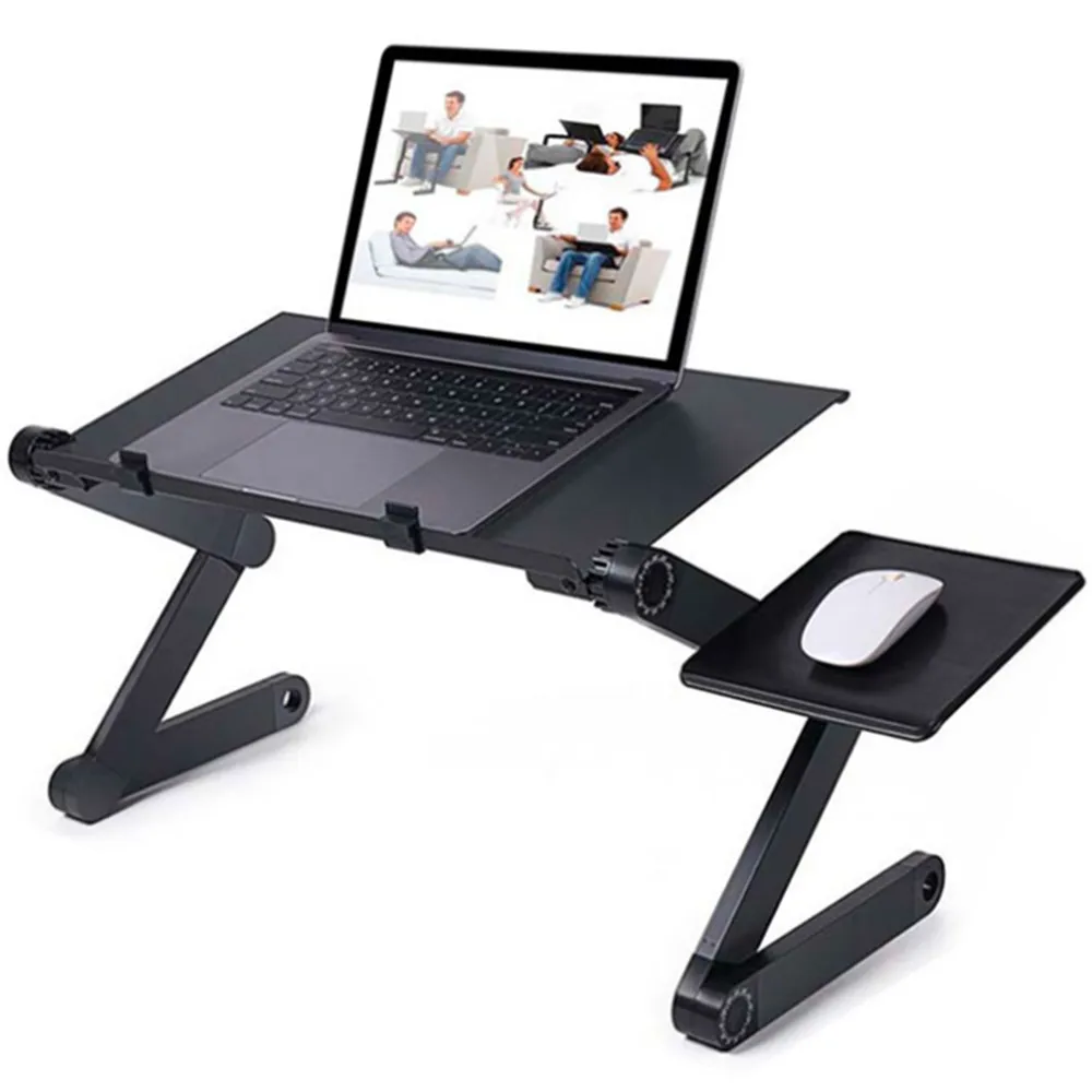 Ergonômico do Portátil para o Assoalho da Mesa da Cama Ajustável do Suporte Rotativa do Portátil de Suporte Portátil Lapdesk 360 °