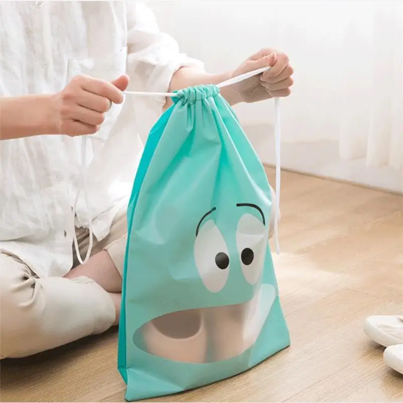 VIERUODIS Travel Shoes Storage Bag Non-woven Waterproof Portable Multi-Purpose Outing Clothes Underwear Bundle Pocket Shoe Bag