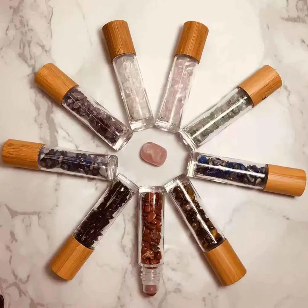 10 мл природным драгоценным камнем Стекло роликовые бутылочки doterra эфирное масло s