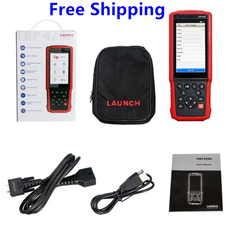 

LAUNCH X431 CRP429C Auto Diagnostic tool for Engine/ABS/SRS/AT+11 Service CRP 429C OBD2 Code Scanner Better than CRP129